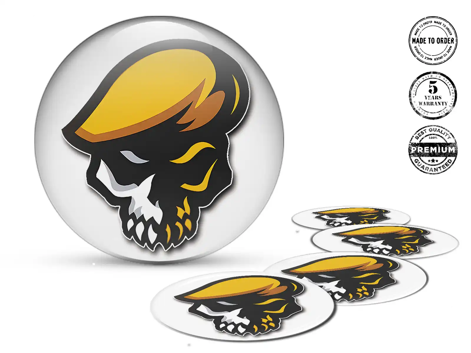 Raddekor Marke Silikon-Sticker-Dome